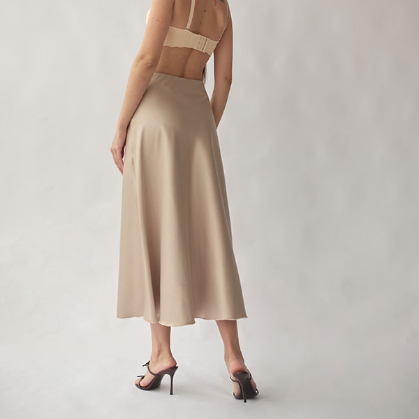 FUSTA MIDI ATLAS BEJ - imagine 3
