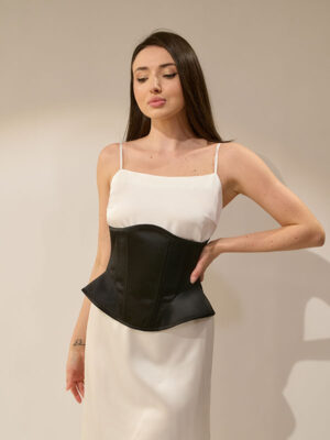 CORSET DE TALIE BASCA  ATLAS NEGRU