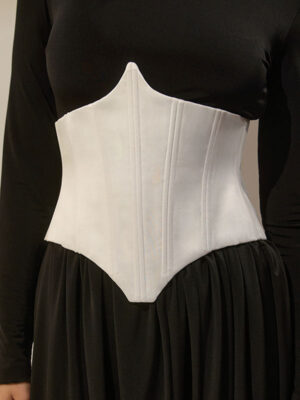 CORSET DE TALIE/ATLAS ALB