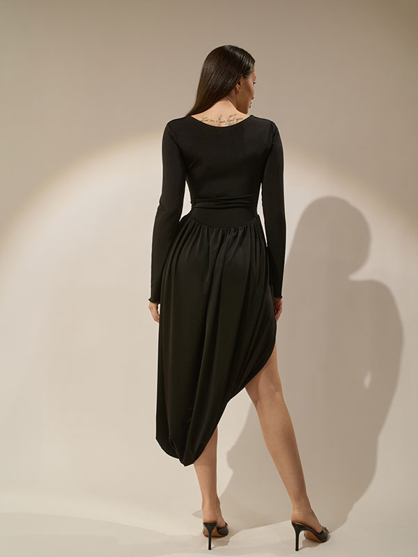 ROCHIE DRAPATA NEAGRA - imagine 4