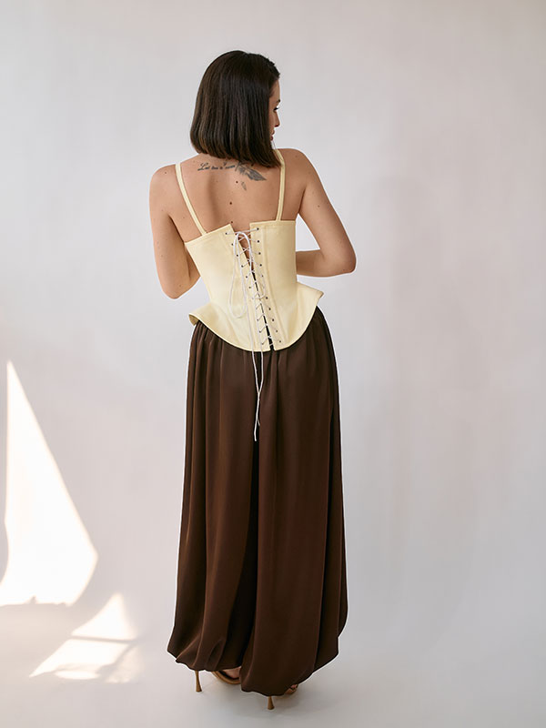 CORSET BASCA CU CUPA LEMON - imagine 4