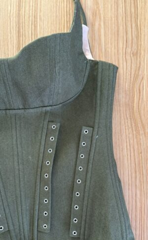 CORSET DENIM KAKI
