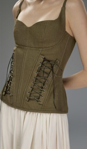CORSET DENIM KAKI