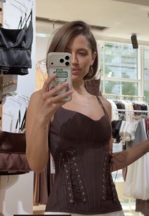 CORSET DENIM MARO