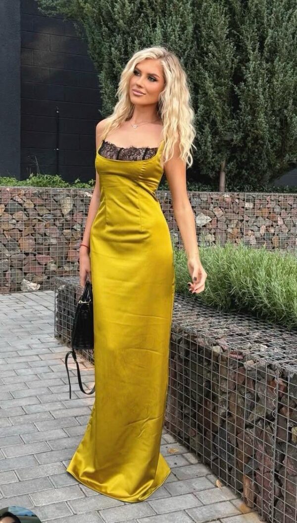 ROCHIE ATLAS OLIVE CU INSERTIE DANTELA