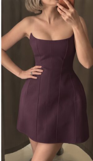 ROCHIE TIP CORSET BURGUNDY