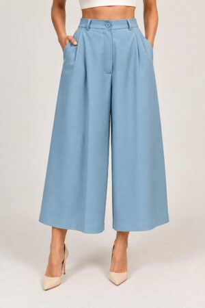 PANTALONI - CAPRI BLUE EVAZATI