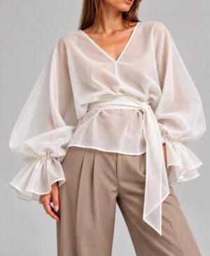 BLUZA VAPOROASA ALBA