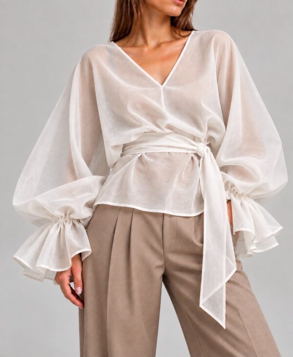 BLUZA VAPOROASA ALBA