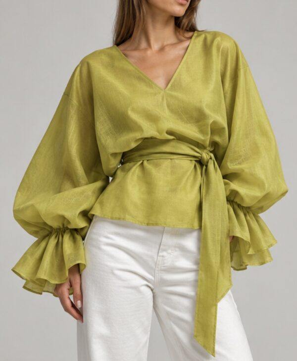 BLUZA VAPOROASA OLIVE